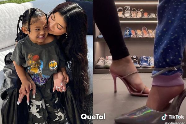 Tienes que ver a Stormi Webster caminando con tacones como toda una experta